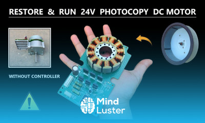 Repair Run 24v BLDC Photocopy Brushless DC Motor without Controller