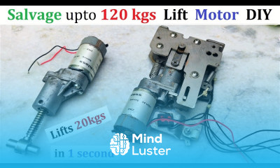 Small DC Motor Lifts 20kgs Reuse 24V Linear DC Motor from OLD Metal Bender