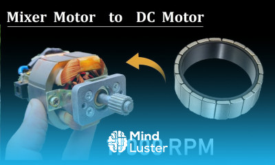 17000 RPM Make High Speed DC Motor from 220V AC Mixer Motor DIY