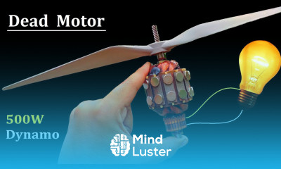 30 Volts Dead DC Motor to 500W Electric Dynamo Generator Restore