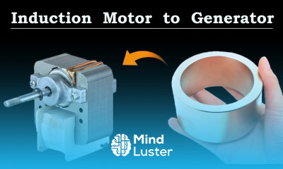 220v Induction Motor to 12v AC Generator Brushless Awesome Idea DIY