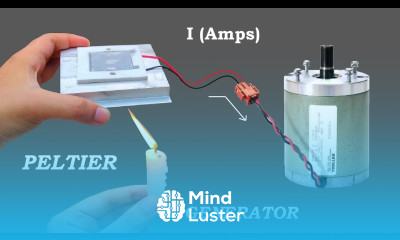 12V DC Peltier as Electric Generator for DC Motor Measurement of Current Voltage Power