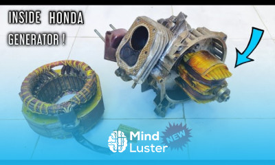 220V 600VA Honda Generator Disassembly Part 2 What s Inside