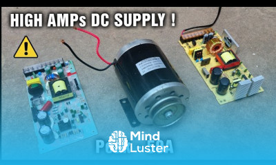 Learn 12 Volt High Current Power Supply for DC Motor 12V 24V - Mind Luster