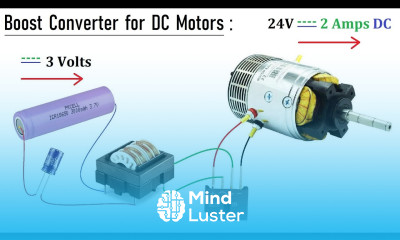 3v to 24v Powerful Converter for DC Motor DC to DC Voltage Boost Converter Circuit for Motors