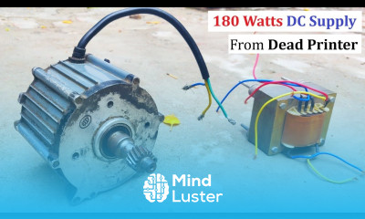 Reuse 220v AC to 32v 6 Amps DC Power Supply for DC Motor from Old Printer