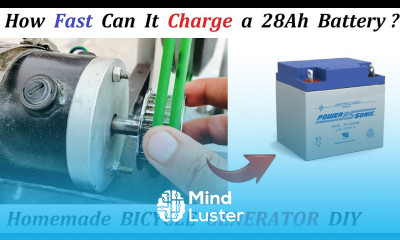 Charging 12V Battery using 220V Generator Bicycle Amazing Idea