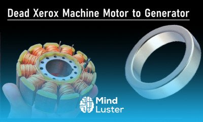 Hand Cranked Electric Dynamo Generator from 24V 5 Amps Brushless DC Motor BLDC from Xerox Machine