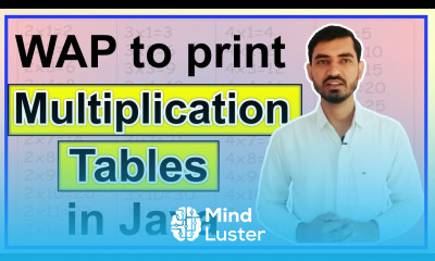 Learn Program to Print Multiplication Table in Java by Deepak - Mind Luster