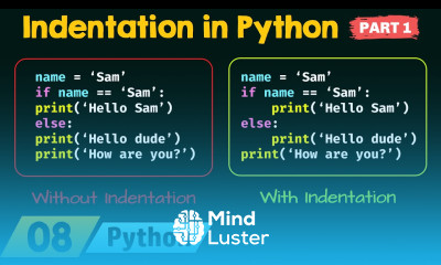 Indentation in Python Part 1