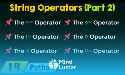 String Operators in Python Part 2
