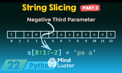 Learn String Slicing in Python Part 2 - Mind Luster
