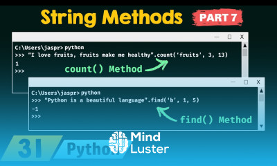 String Methods in Python Part 7