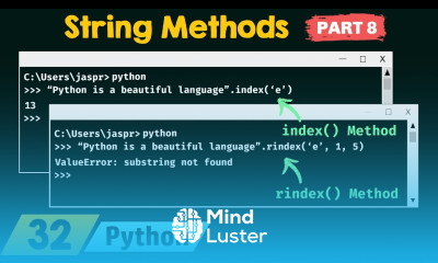 String Methods in Python Part 8
