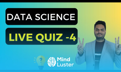 Data Science Live Quiz 4 Data Science Quiz Data Science Competition Machine Learning quiz