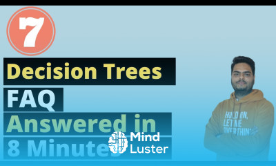 7 Decision Tree FAQ answered in 8 minutes Decision tree interview questions Data science interview