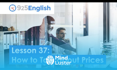 Business English How to talk about Prices in English 925 English Lesson 37