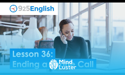 Business English Ending a Phone Call Telephone English 925 English Lesson 36