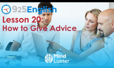 925 English Lesson 20 How to Give Advice in English Business English