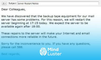 Business English Writing Lesson for ESL ET 04 Bad News Messages