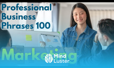 Business Phrases in Marketing for professionals Business English Learning