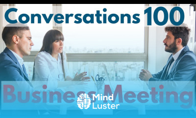 Business Meeting Conversation Improve Speaking Skills Business English Learning