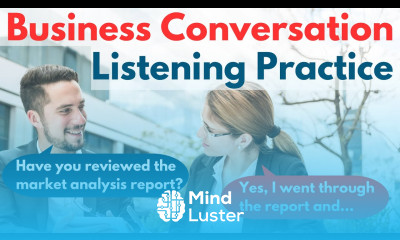 Business English Conversation Listening Practice for Various Situations