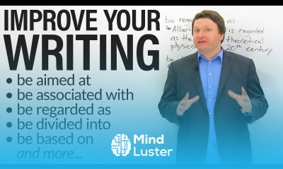 Improve your Academic Writing PASSIVE PREPOSITIONAL VERBS also great for IELTS TOEFL