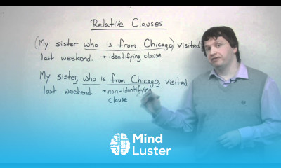 Writing Relative Clauses overview