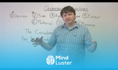 Order of Adjectives in English