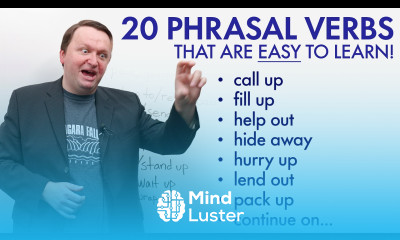 20 common PHRASAL VERBS that are EASY to learn