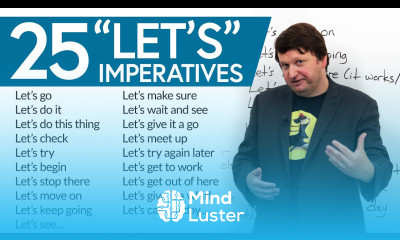 English Vocabulary Boost 25 “LET S” Imperatives in English