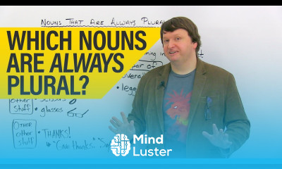 English Grammar Vocabulary Permanent Plurals