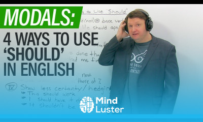 English Modals 4 ways to use SHOULD