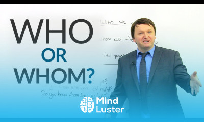 Improve your English WHO or WHOM