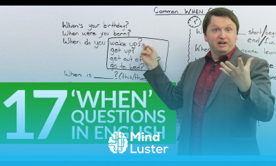 17 Common WHEN Questions in English