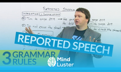 3 Grammar Rules for REPORTED SPEECH