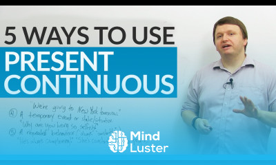 5 ways to use the PRESENT CONTINUOUS verb tense in English