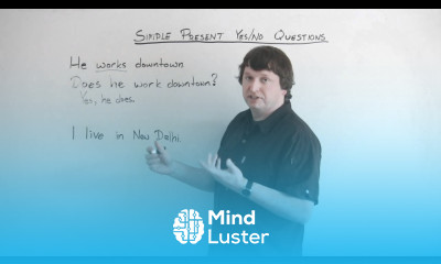 Learn English Grammar Present Simple YES NO QUESTIONS - Mind Luster