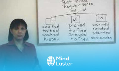 Past Tense Regular Verb Pronunciation