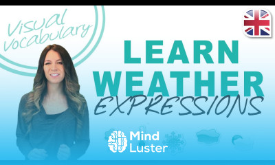 Learn Weather Expressions in English Visual Vocabulary Lesson