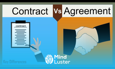 Difference Between Contract and Agreement with Examples Meaning of Contract Meaning of Agreement