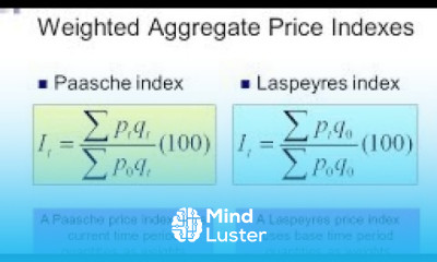weighted methods of price index business statistics NAISHAACADEMY
