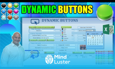 How To Create Dynamic Buttons To Change Themes Printers Calendars In Excel