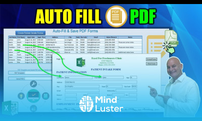 How to AUTOMATICALLY Fill PDF Forms Using Microsoft Excel in 1 CLICK