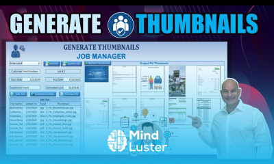 Learn How To Create PDF Excel Word Picture Thumbnails In Excel Full Course