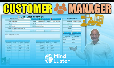 Learn How To Become An Excel Developer As I Create This Customer Manager In Excel From Scratch