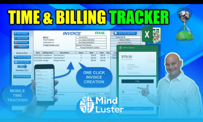 Create This Automated Time Billing Tracker With 1 Click Invoicing Stripe Payments In Excel Today