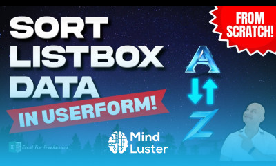 Excel ListBox Data Sorting Made Simple Coded From Scratch