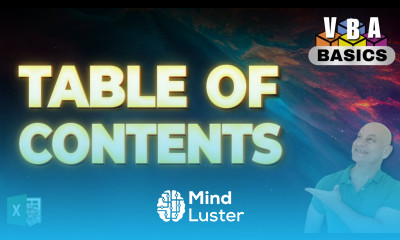 How To Create A Table Of Contents In Excel In 1 Click Free Template